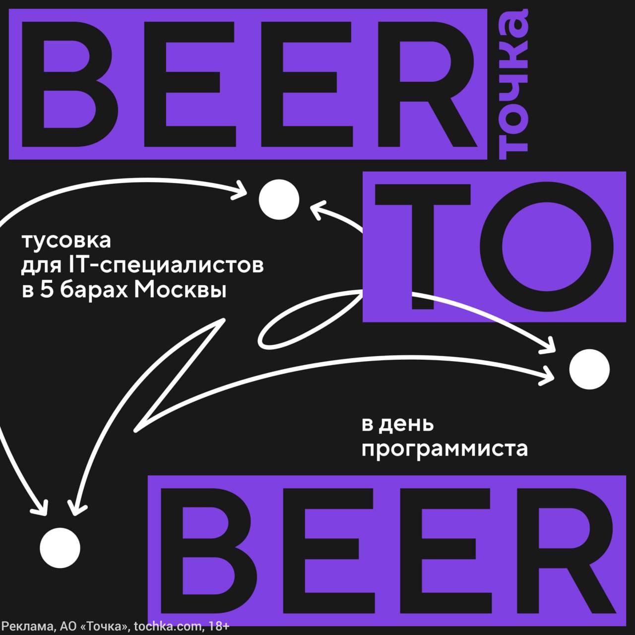 Обложка мероприятия Beer to beer x Точка