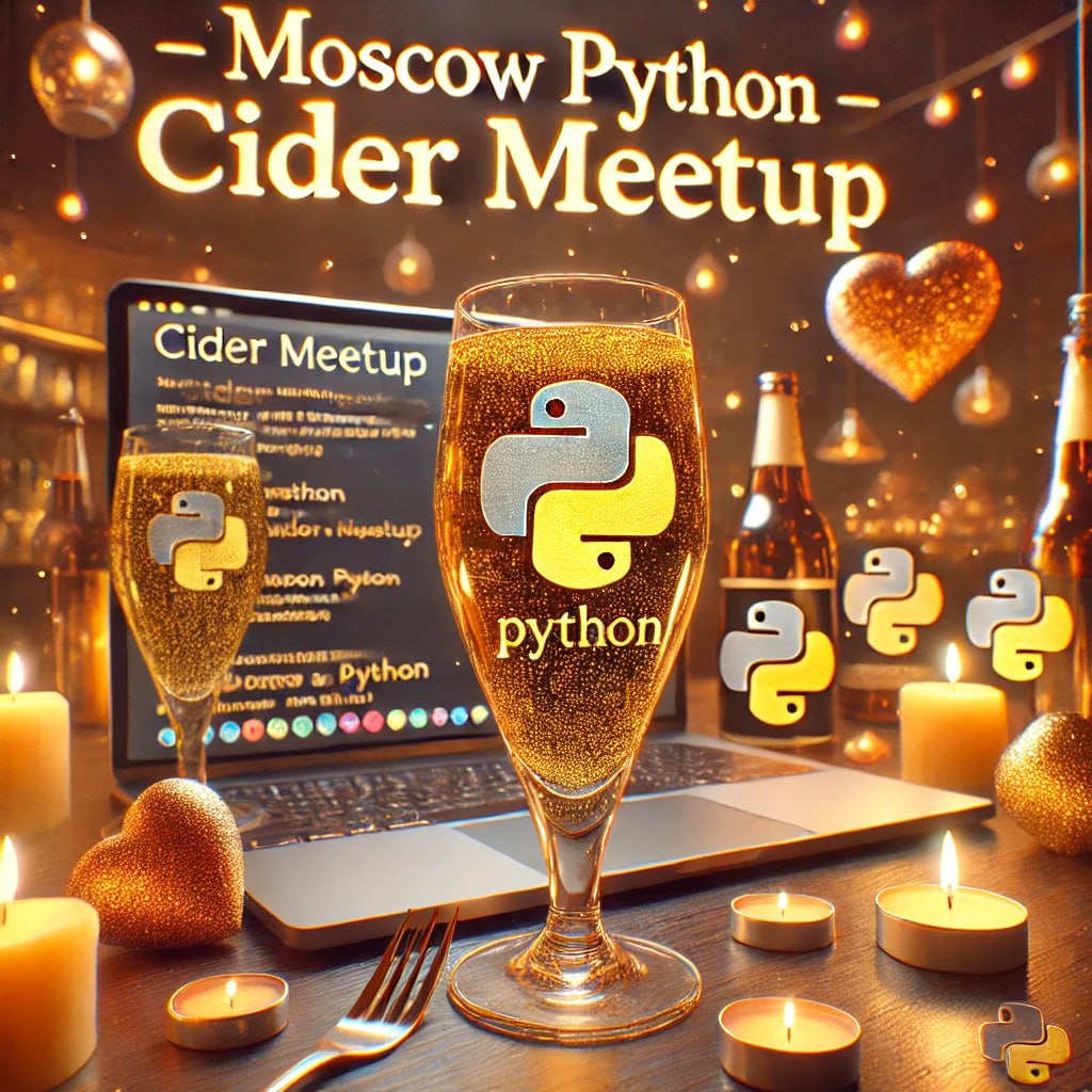 Обложка мероприятия Moscow Python Cider Meetup №25