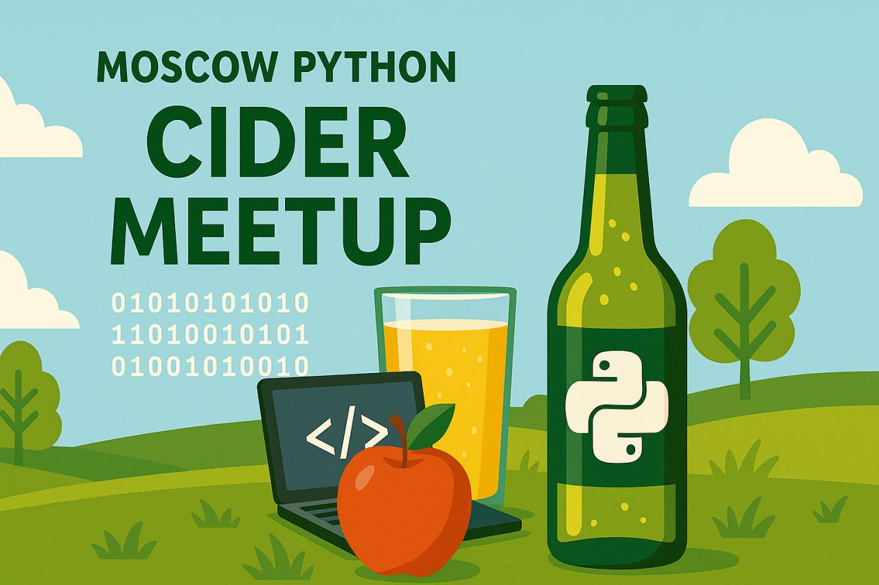 Обложка мероприятия Moscow Python Cider Meetup №27