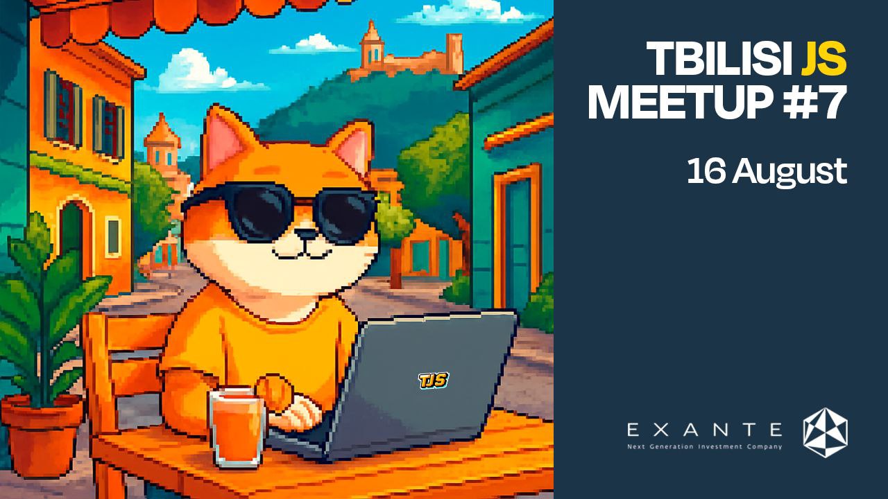 Обложка мероприятия Tbilisi JS Meetup #7