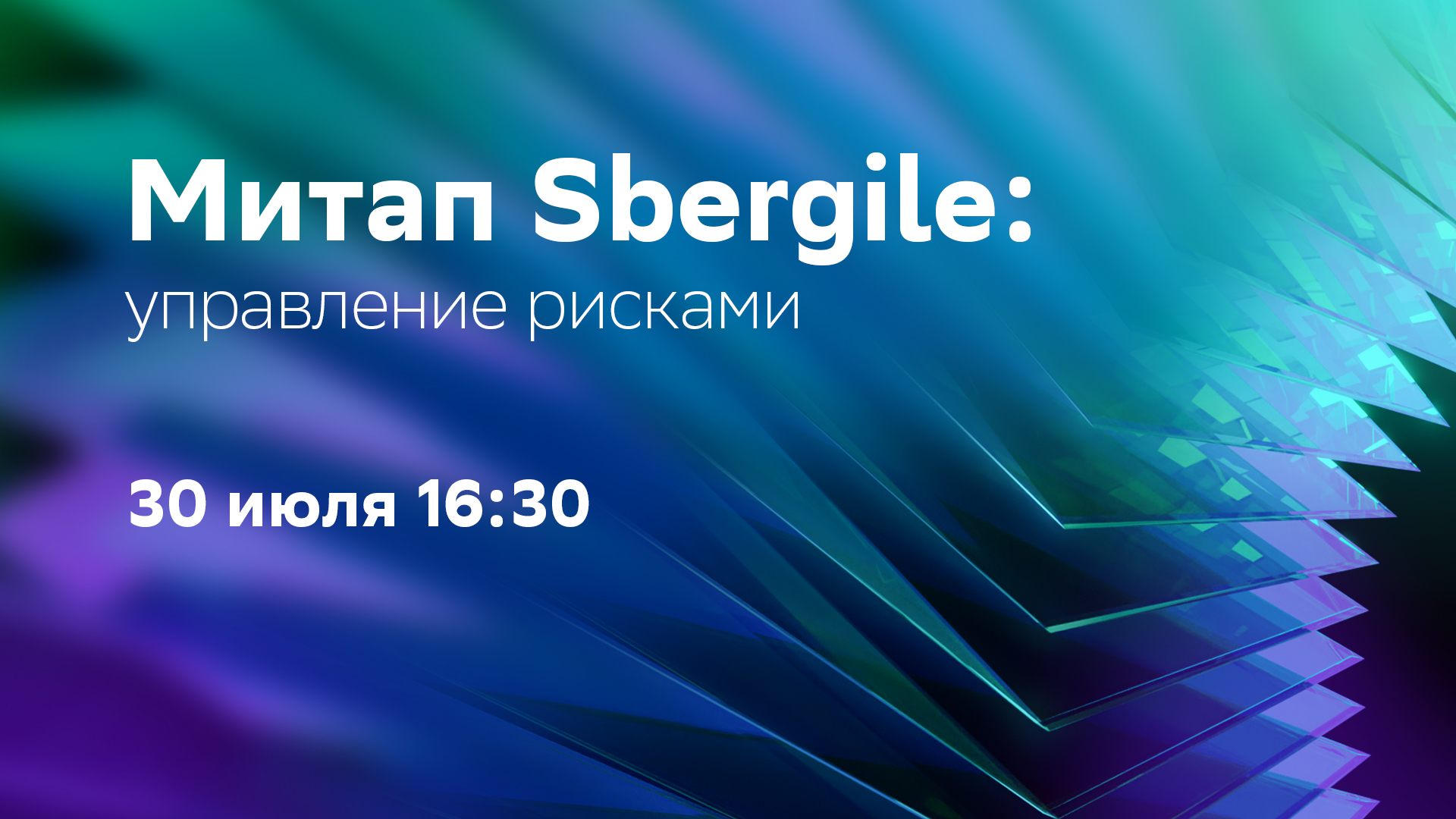 Обложка мероприятия Митап Sbergile: управление рисками